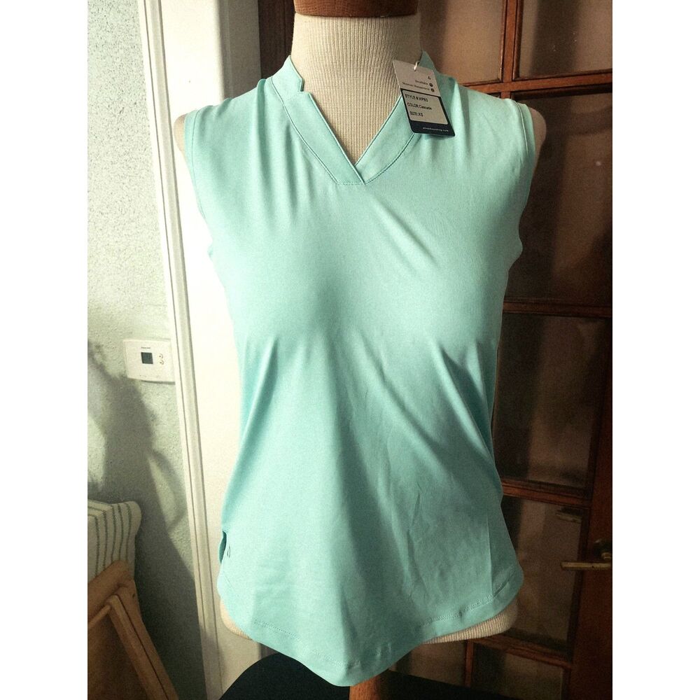 Ahead USA performance light teal XS sleeveless tank top